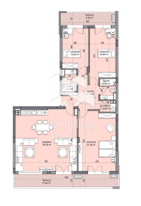 Продава 4-СТАЕН, гр. Пловдив, Гагарин, снимка 2 - Апартаменти - 54351281