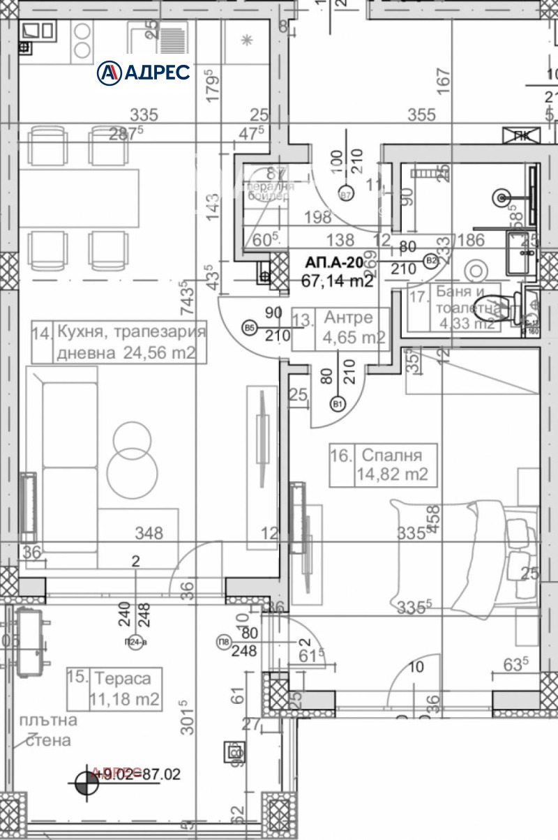 Продава  2-стаен град Варна , к.к. Слънчев ден , 81 кв.м | 40784903 - изображение [2]