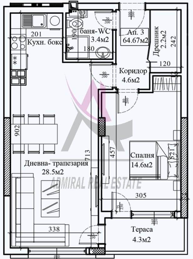 Продава  2-стаен град Варна , Бриз , 76 кв.м | 48764589 - изображение [7]