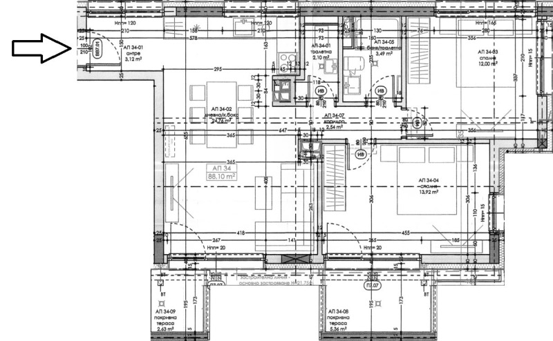 Продава 3-СТАЕН, гр. София, 7-ми 11-ти километър, снимка 9 - Aпартаменти - 47497497