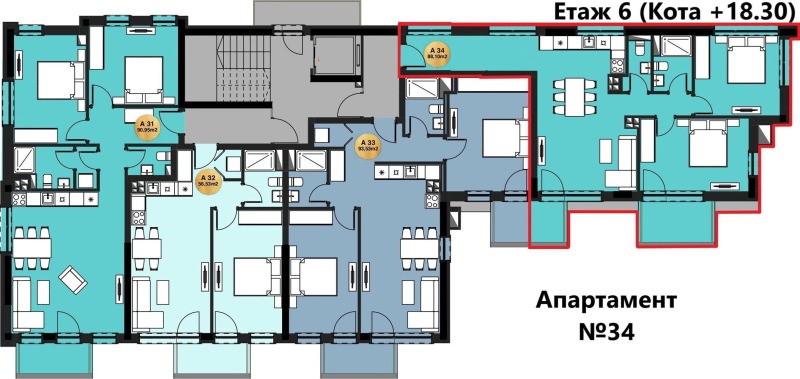 Продава 3-СТАЕН, гр. София, 7-ми 11-ти километър, снимка 10 - Aпартаменти - 47497497