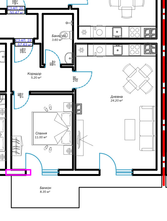 Продава 2-СТАЕН, гр. Варна, Възраждане 3, снимка 7 - Апартаменти - 53869459
