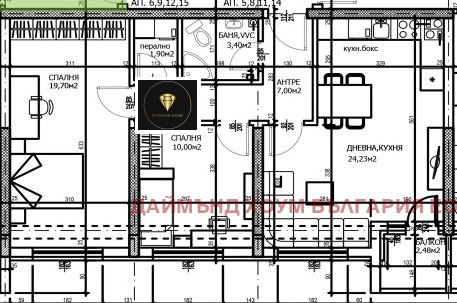 En venta  2 dormitorios Plovdiv , Trakiya , 94 metros cuadrados | 95246551 - imagen [2]