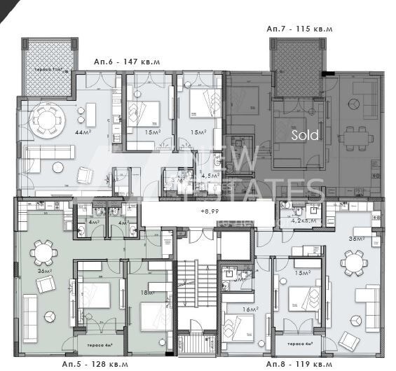 Продава 3-СТАЕН, гр. София, Кръстова вада, снимка 14 - Апартаменти - 55463622