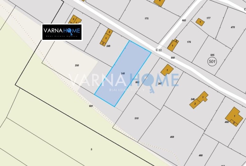 Продава ПАРЦЕЛ, с. Крумово, област Варна, снимка 1 - Парцели - 48810652