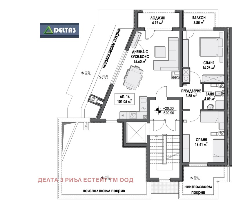 Продава 3-СТАЕН в град София, Студентски град - 120 кв.м / 269 618 € » 527 326.97 лв., ДЕЛТА 3 РИЪЛ ЕСТЕЙТ ТМ ООД