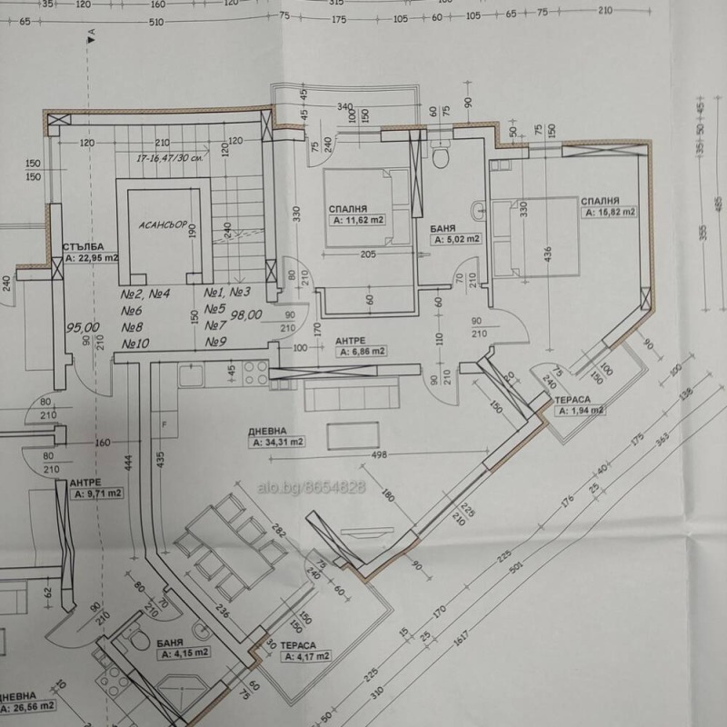 Продава 3-СТАЕН, гр. Благоевград, Еленово 1, снимка 12 - Aпартаменти - 48223832