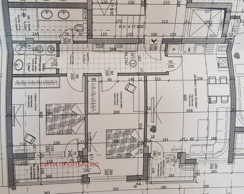 Satılık  2 yatak odası Blagoevgrad , Osvobojdenie , 106 metrekare | 28278772 - görüntü [3]