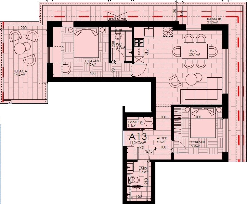 Продава 3-СТАЕН, гр. Варна, м-т Сотира, снимка 5 - Апартаменти - 52140737