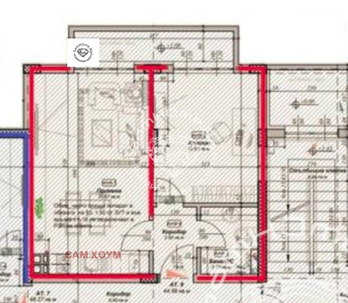 Продава  2-стаен град Варна , м-т Пчелина , 57 кв.м | 74210362 - изображение [2]