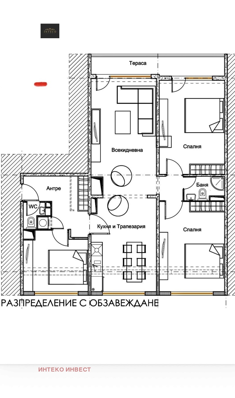 Продава 3-СТАЕН, гр. София, Гоце Делчев, снимка 2 - Апартаменти - 53279456