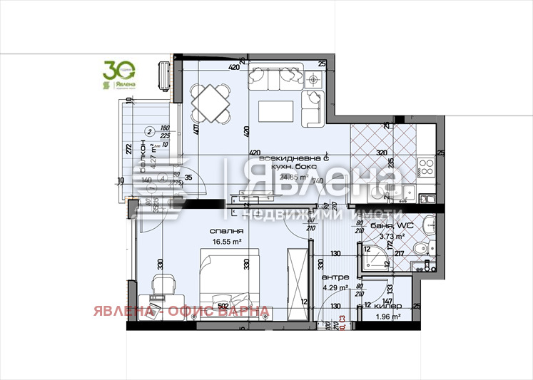 Продава 2-СТАЕН, гр. Варна, Младост 2, снимка 2 - Aпартаменти - 49578866