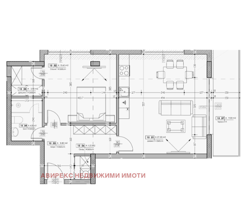 À venda  1 quarto Plovdiv , Hristo Smirnenski , 89 m² | 54053601 - imagem [2]