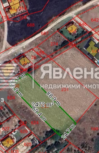 For Sale  Plot Plovdiv , Zapaden , 2470 sq.m | 64731801 - image [2]