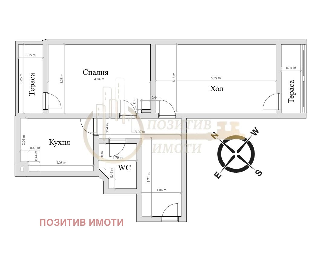 Продава 2-СТАЕН, гр. София, Красно село, снимка 15 - Апартаменти - 54956762