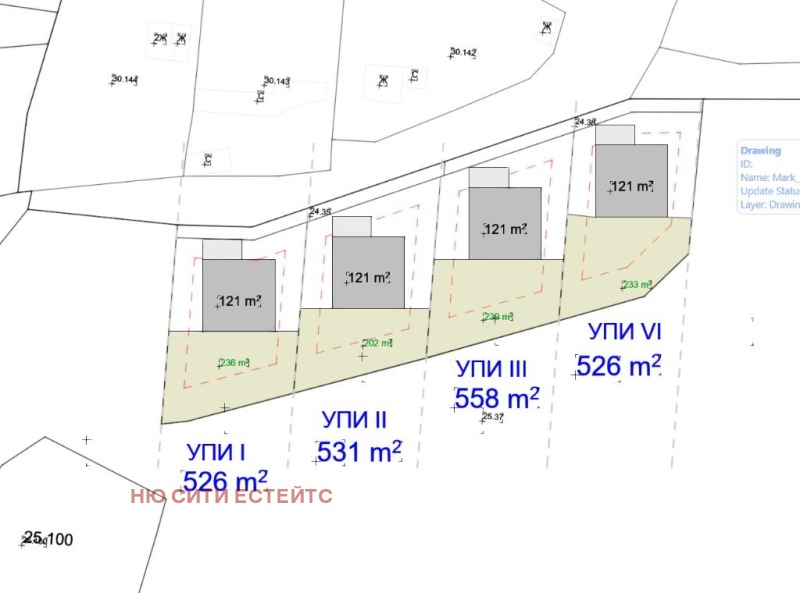 Продава ПАРЦЕЛ в област Пловдив, с. Белащица - 550 кв.м / 300 000 € » 586 749.00 лв., НЮ СИТИ ЕСТЕЙТС