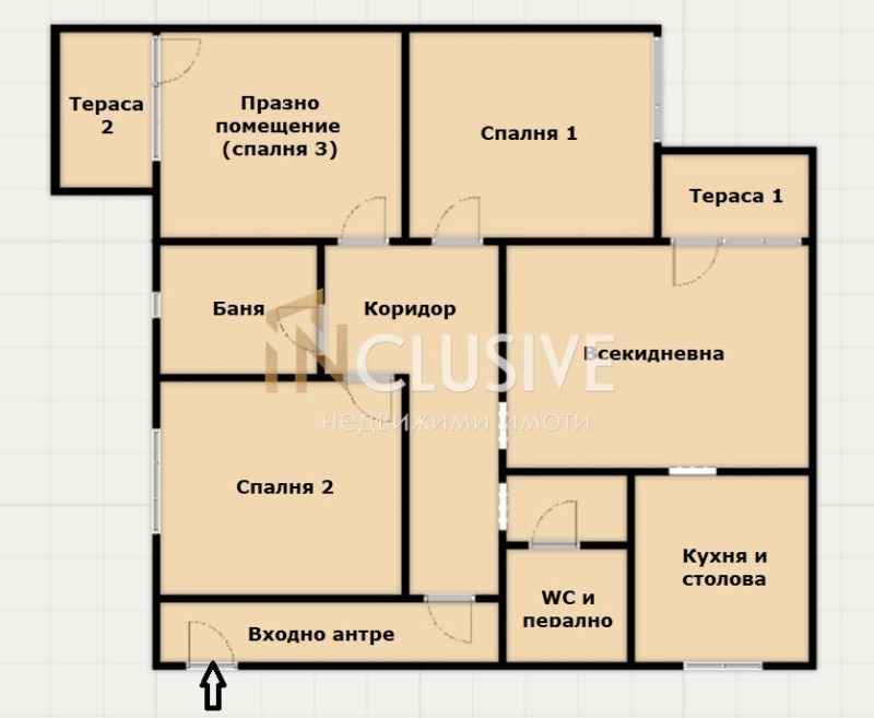Προς πώληση  3+ υπνοδωμάτιο Πλοβδηβ , Κγιουτσυκ Παρηζ , 108 τ.μ | 15570384 - εικόνα [15]