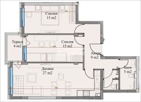 2 slaapkamers Christo Smirnenski, Plovdiv 4