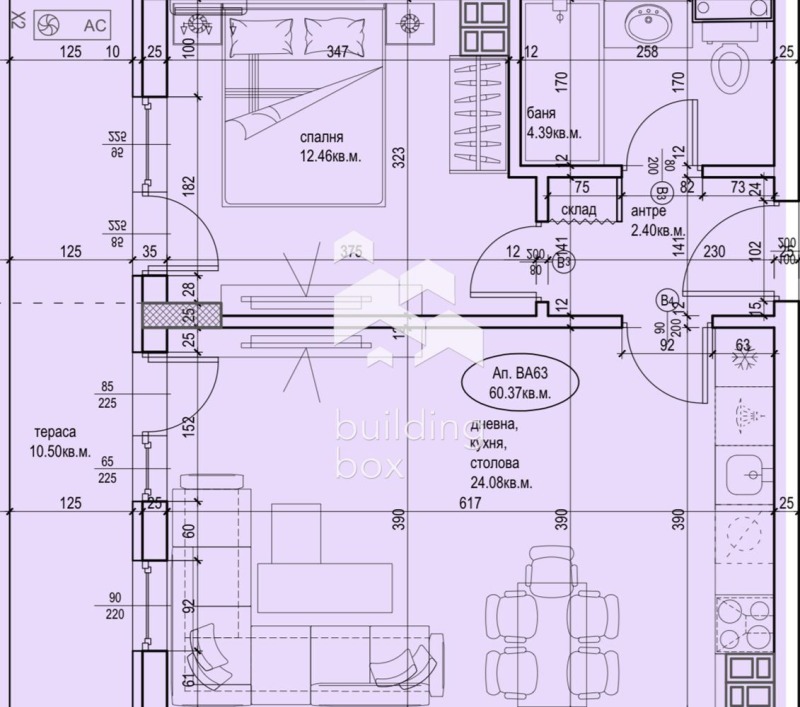 Myytävänä  1 makuuhuone Plovdiv , Kamenitsa 2 , 74 neliömetriä | 79711529 - kuva [5]
