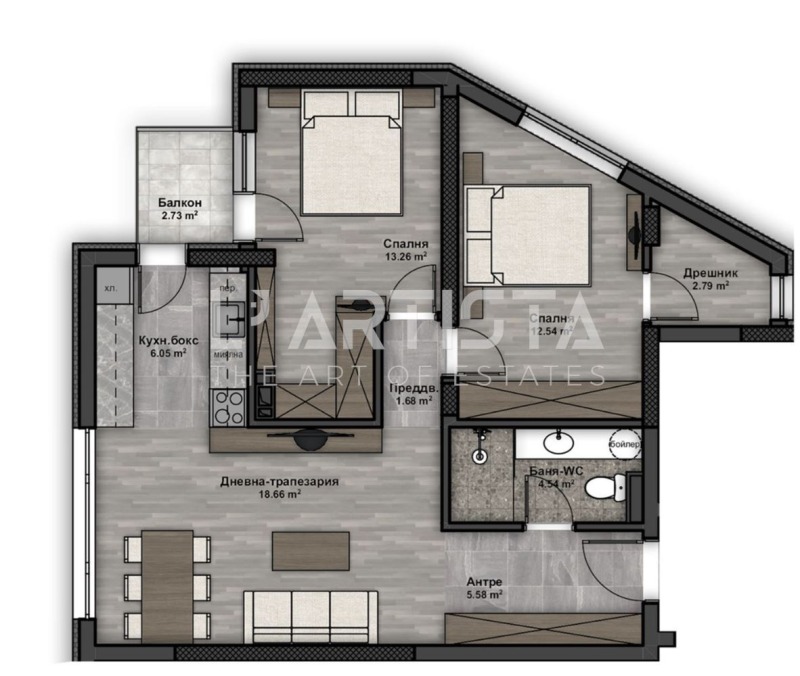 Продава 3-СТАЕН, гр. София, Люлин 4