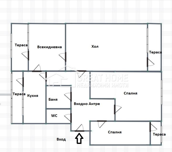 For Sale  3 bedroom Targovishte , Tsentar , 89 sq.m | 88054923 - image [7]