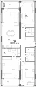 Продава  Многостаен град Варна , Аспарухово , 158 кв.м | 18450546 - изображение [3]