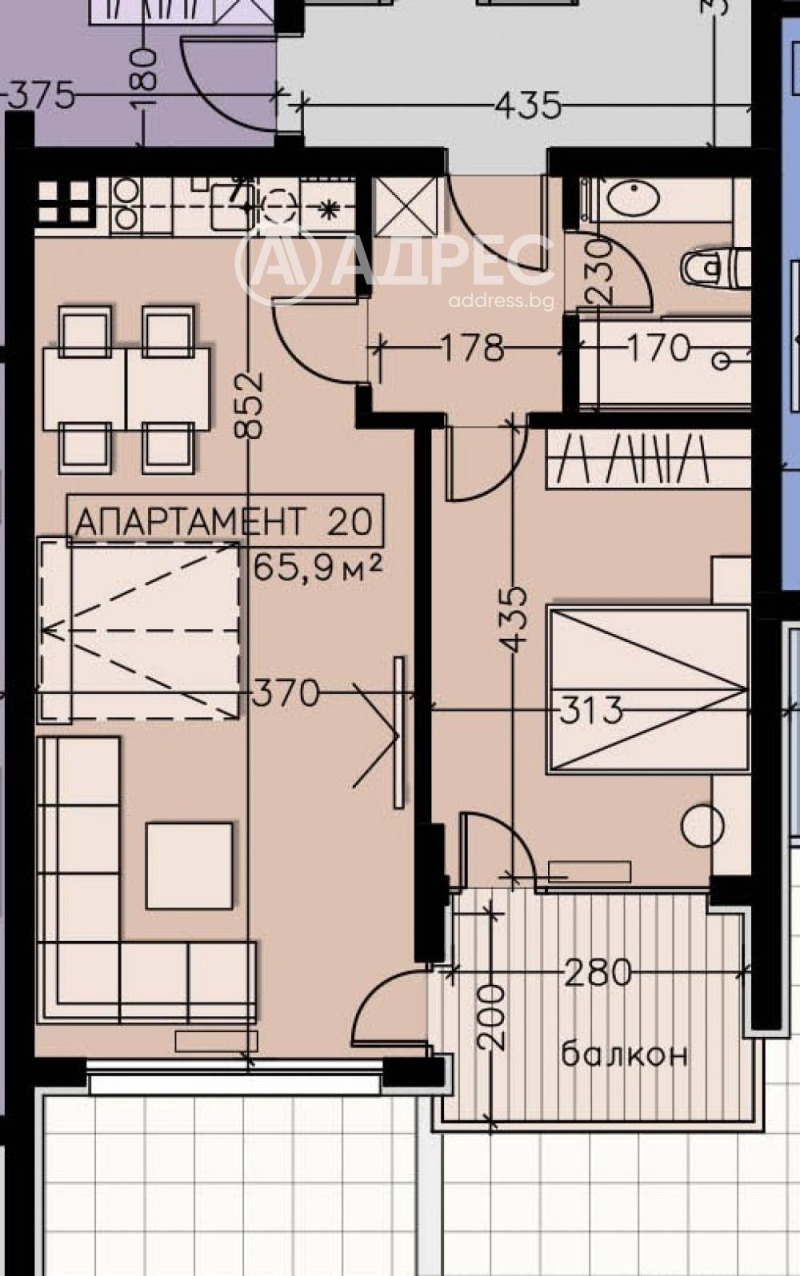 Προς πώληση  1 υπνοδωμάτιο Σοφηια , Μαναστηρσκη ληβαδη , 80 τ.μ | 78679317 - εικόνα [2]