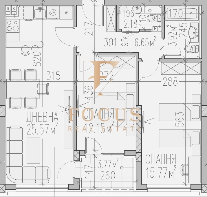 Продава 3-СТАЕН, гр. Пловдив, Тракия, снимка 2 - Апартаменти - 54112161