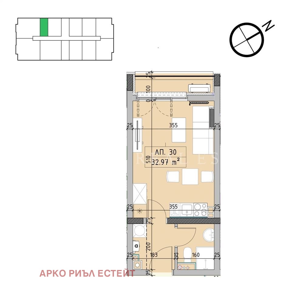 Продава 1-СТАЕН, гр. София, Малинова долина, снимка 2 - Апартаменти - 56182729