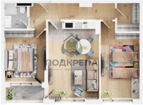 2 bedroom Trakiya, Plovdiv