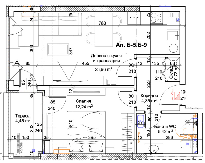 Продава  2-стаен град Пловдив , Христо Смирненски , 72 кв.м | 59697748 - изображение [2]