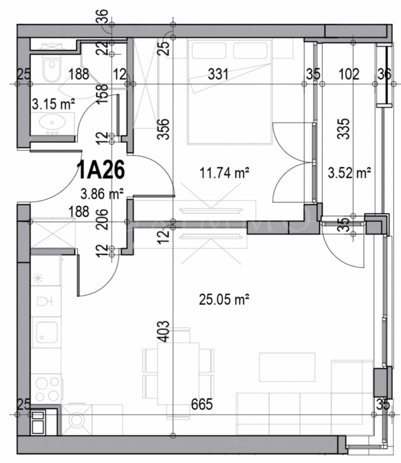 Продава 2-СТАЕН, гр. Пловдив, Христо Смирненски, снимка 8 - Апартаменти - 52445865