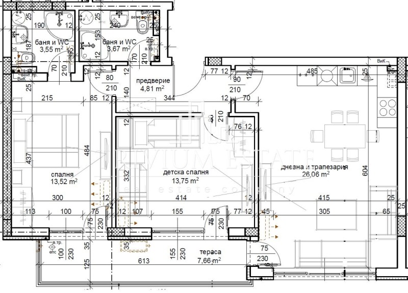 Продава 3-СТАЕН, гр. Пловдив, Тракия, снимка 11 - Апартаменти - 52885384