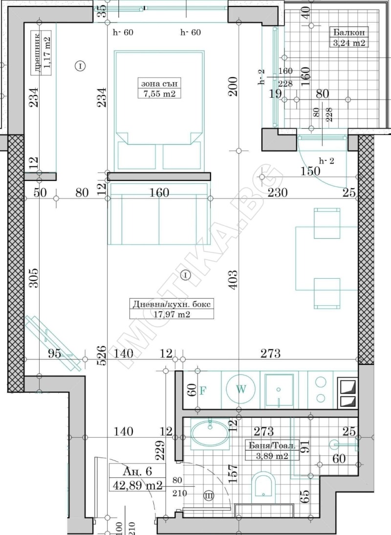 À vendre  1 chambre Varna , Vazrajdane 1 , 50 m² | 40545244 - image [2]