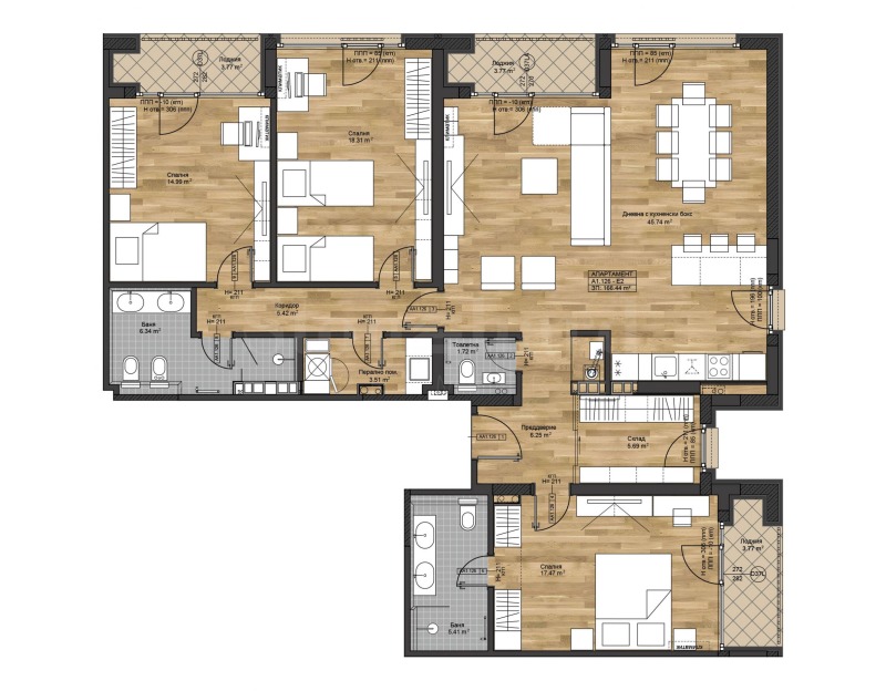 Продава 4-СТАЕН, гр. София, Бояна, снимка 2 - Апартаменти - 53018521