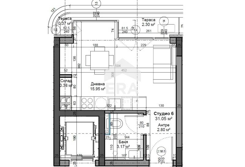 Продава 1-СТАЕН, гр. Варна, Трошево, снимка 13 - Апартаменти - 55281855