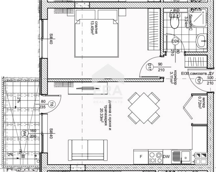 На продаж  1 спальня Варна , Възраждане 1 , 60 кв.м | 31292072 - зображення [8]