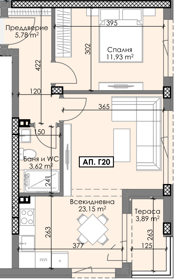 Продава 2-СТАЕН, гр. Пловдив, Остромила, снимка 7 - Апартаменти - 53315960