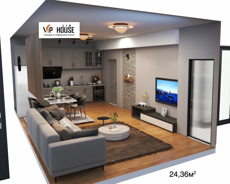 Продава 3-СТАЕН в град София, Манастирски ливади - 88 кв.м / 198 922 € » 389 057.62 лв., ЛИА ВИП ХАУС ООД