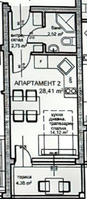 Продава 1-СТАЕН, гр. Балчик, област Добрич, снимка 4 - Апартаменти - 55748286