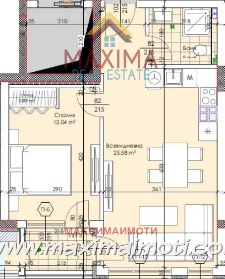 Продава  2-стаен, град Пловдив, Тракия • 76 000 EUR • ID 99567477 — holmes.bg - [1] 