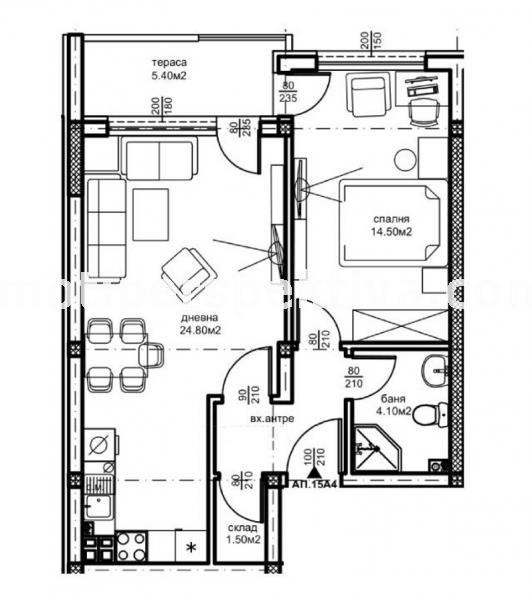 Продава 2-СТАЕН, гр. Пловдив, Кючук Париж, снимка 8 - Апартаменти - 51971791