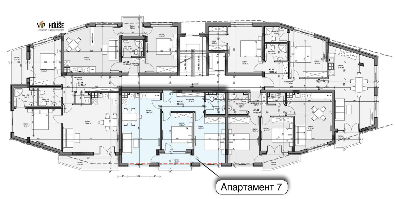 Продава 3-СТАЕН, гр. София, Манастирски ливади, снимка 8 - Апартаменти - 54393771