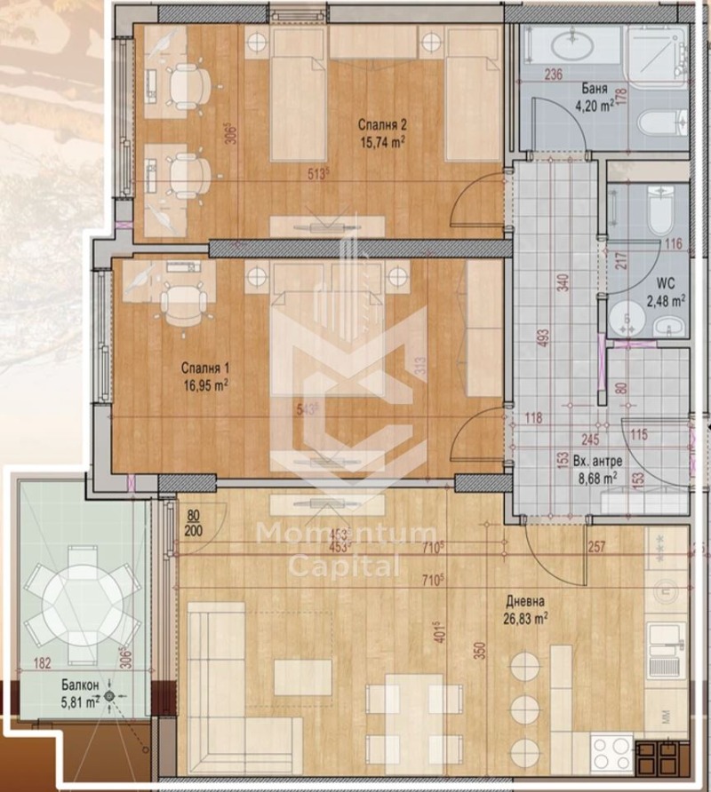 Продава  3-стаен град София , Карпузица , 116 кв.м | 97180971 - изображение [2]