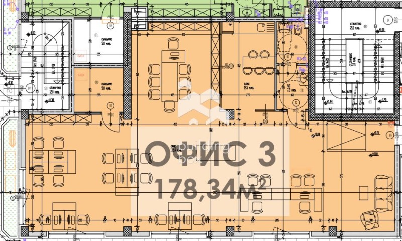 À vendre  Bureau Varna , Trochevo , 198 m² | 52788234 - image [2]