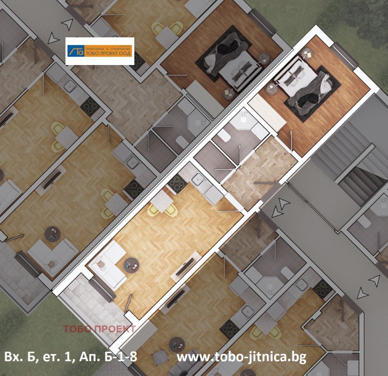 Продава 2-СТАЕН в град София, Славия - 82 кв.м / 165 872 € » 324 417.43 лв., ТОБО ПРОЕКТ