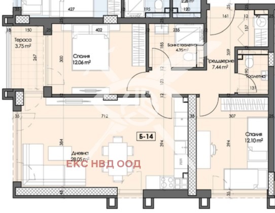 Продава  3-стаен, град Пловдив, Кършияка •  120 702 EUR • ID 50586798 — holmes.bg - [1] 