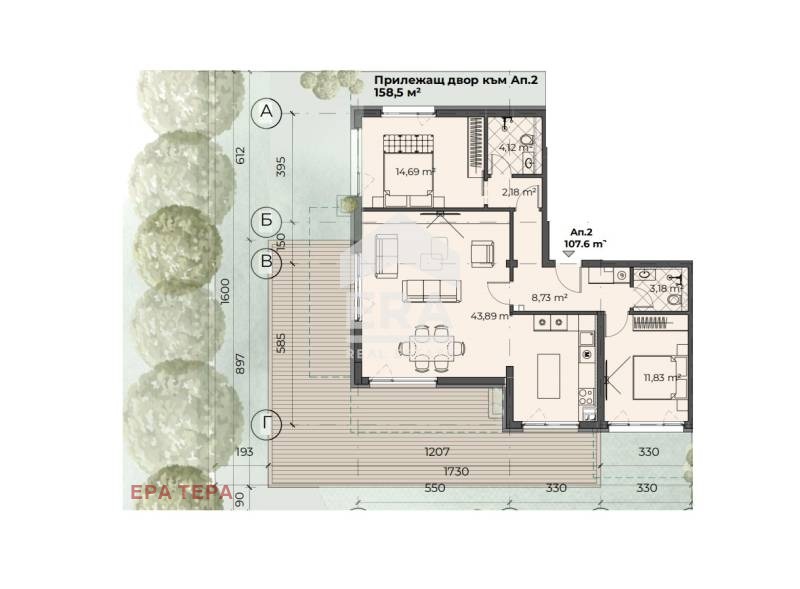 Продава 3-СТАЕН, гр. София, с. Бистрица, снимка 3 - Апартаменти - 54408440