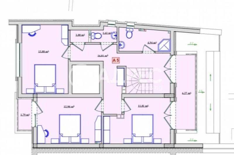 Продава МЕЗОНЕТ, гр. Хасково, Център, снимка 2 - Апартаменти - 53279459