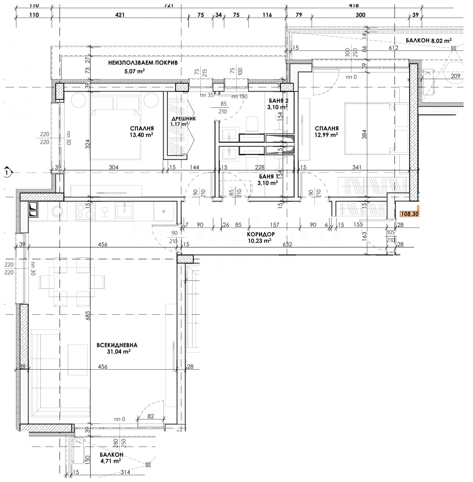 Продава 3-СТАЕН, гр. Своге, област София област, снимка 8 - Апартаменти - 56017321